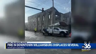 Fire in downtown Williamsburg displaces several people