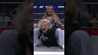 #ThunderRosa smeared lipstick on the face of AEW Women&rsquo;s World Champ #ToniStorm on #AEWDynamite!