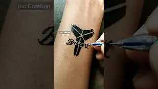 Kobe Bryant 24 , black mamba tattoo......#bodyart #tatttoo #drawing #diytattoo #art #temporarytattoo