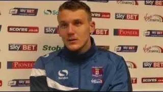Charlie Wyke on his goal against Portsmouth