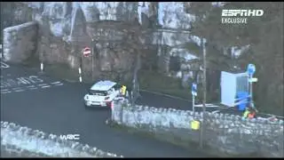 WRC Rally Wales 2011 - Sebastien Ogier Crash