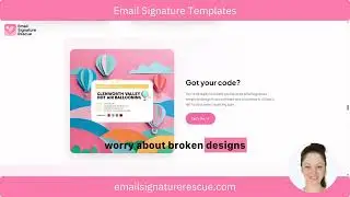 Create professional, consistent email signature templates for your team with Email Signature Rescue