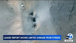 Leaked Pentagon report shows limited damage to Iranian nuclear sites
