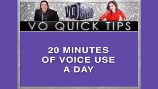 Amy Chapman - At Least 20 Minutes Of Voice Use Per Day