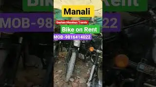 #Manali #Bike on Rent