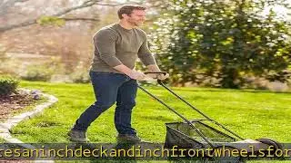 LawnMaster LMRM1801 Push Reel Lawn Mower 18-Inch 5-Blade
