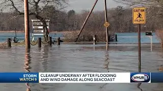Cleanup underway after flooding and wind damage along Seacoast