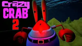Crazy Crab 2 : spongebob mascot horror gameplay walkthrough (all endings)