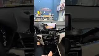 Conectivitate Apple Carplay / Android Auto wireless camera de parcare marsarier BMW X1 WAR Auto Navi