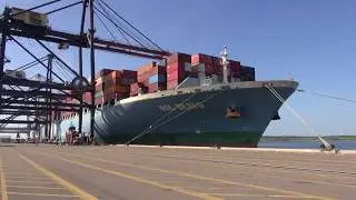 JAXPORT welcomes largest containership to ever call a Florida port