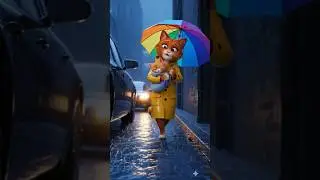 Abandoned Kitten&rsquo;s Journey From Street to Success #aicatvideo #catlovers #youtubeshorts #cartoon
