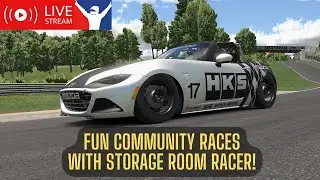 MX5 racing on iRacing! Community Races! Maybe some Officials! | Vertical
