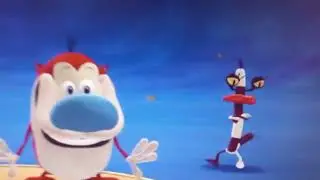 Dinosaur's Grojband theme song with dinosaur kids and short tempered monster