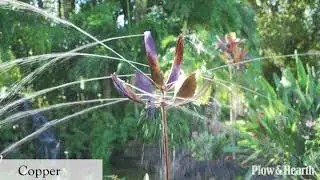 Hydro Flower Wind Spinner and Sprinkler SKU# 54481 - Plow & Hearth