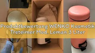 Produktbewertung WENKO Kosmetik Treteimer Mod. Leman 3 Liter Bad-M&uuml;lleimer mit Beutelhalter und Anti