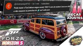 ( Video Dos Inscritos ) VAMOS A LA PLAYA! FORD SUPER DELUXE WAGON 1946 | FORZA HORIOZN 5