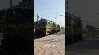 WAG 9 🚂 High rise pantograph action 💯😍#shorts #bhartiya_rail #yt #celebratewithshorts