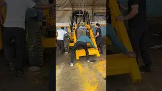 Jcb Loader Arm Fitting 🥲#jcb3dx #jcbvideo #jcbmachine #jcb #jcbloader #jcbtech