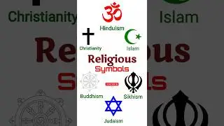 Religious Symbols। #religion #dharma #trending #viral #hindu #muslim #knowledge #christian #jainism