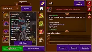 FARM CATACOMBS GET MECHANUBIS BELT ARCANE LEGENDS