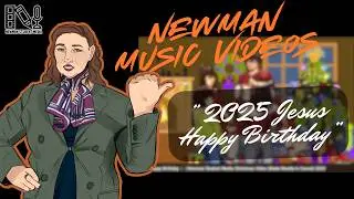 Jesus Happy Birthday 🎄 | Newman Student Media Christmas Video (Made Mostly in Canva!) 2025