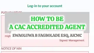 HOW TO BE A CAC ACCREDITED AGENT