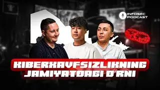 Kiberxavfsizlikning jamiyatdagi o&rsquo;rni | Infosec Podcast | Episode 1