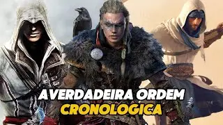 A verdadeira Ordem Cronol&oacute;gica de Todos os Jogos principais da Franquia Assassin&rsquo;s Creed
