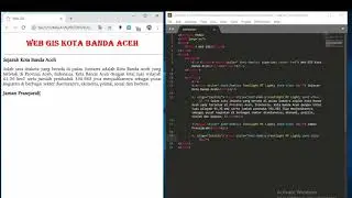 Pembuatan Web GIS dengan HTML, CSS, dan Java Script