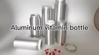 Wholesale empty capsule container aluminum tin fish oil pill medicine bottle capsule aluminum bottle