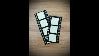 Making Faux Vintage Film Strips Photo Negative Ideas for Ephemera Junk Journals