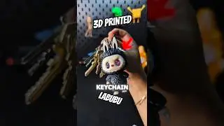 3D Printed Tiny Labubu Keychain Dual colour #howto #3dprinting