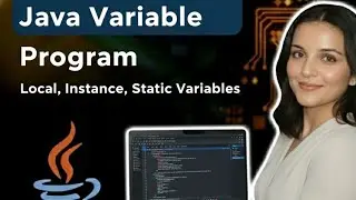 Variables in Java Practical | Local, Instance & Static Variable Programs in VS Code