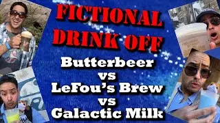 Ranking IMAGINARY Drinks That Became REAL! (Butterbeer vs Blue Milk vs Green Milk vs LeFou's Brew)