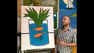 City Fish Commissioned Oil Painting by Paul Zepeda