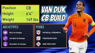 BEST VIRGIL VAN DIJK CENTER BACK (CB) PLAYER BUILD in FIFA 22 PRO CLUBS!