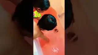 Shorts 🎭 Super Siblings Daily Vlog 66 🎬 Fun Bath with amazing bath bombs 🤩🤹🏻❤️🪅 Wow 🤩