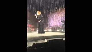 Set Fire To The Rain - Adele Tour - Genting Arena Birmingham 3rd March. Front row!