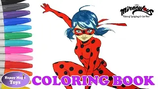 Miraculous Ladybug Coloring Book Ladybug Happy Magic Toys