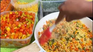 Пошаговое приготовление вкусного жареного риса для моей семьи.