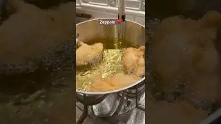 Zeppole &hearts;️ First Time Frying a Fair Favorite #shorts #zeppole