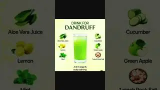 DRINK FOR DANDRUFF ✅#health #healthydiet #healthyhabits #healthtips