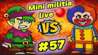 Mini Militia Live Stream || Mini Militia Live Custom Rooms​  #minimilitialive