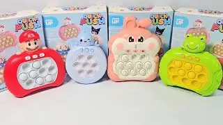 ASMR Playing Pop it Electronic Fast Push Game Fidget Toy | Stage Mode | Level Mode