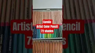 Camlin Artist Color Pencils 72 Shades Review #artisttools #artsupplies #creativeprocess #colordraw