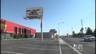 Shocking billboards startle Las Vegas drivers