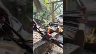 Traditional Blacksmith Making Nails by Hand | Old Technique That Still Works!