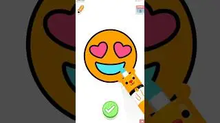 How to draw a cute emoji #shorts #trending #viral #drawing #pencildrawing #painting #emoji