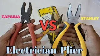 Taparia tools Vs Stanley tools // Taparia Plier Vs Stanley Plier