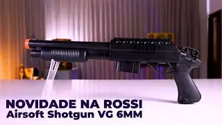 Novidade na Rossi: Airsoft Shotgun Pump Tatical - 6MM